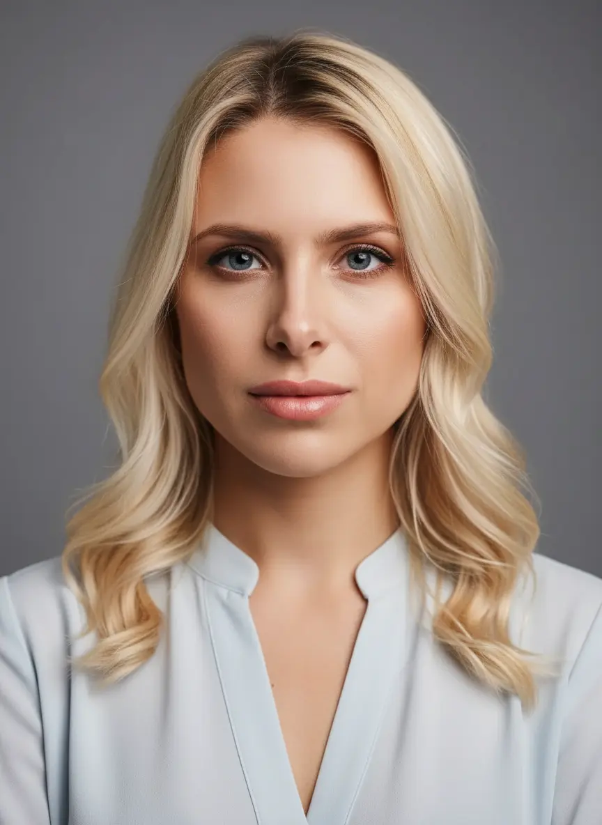 AI headshot with chic blazer style