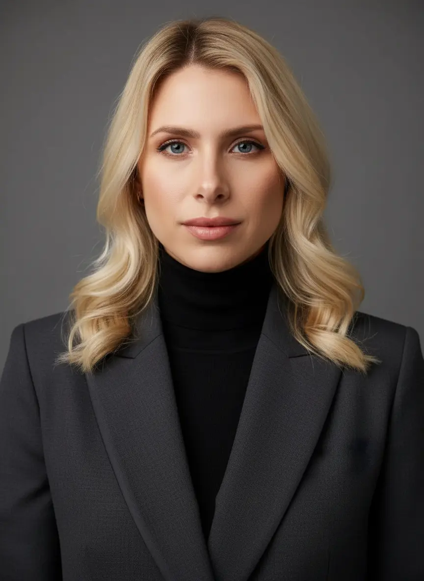 AI headshot with creative modern outfit