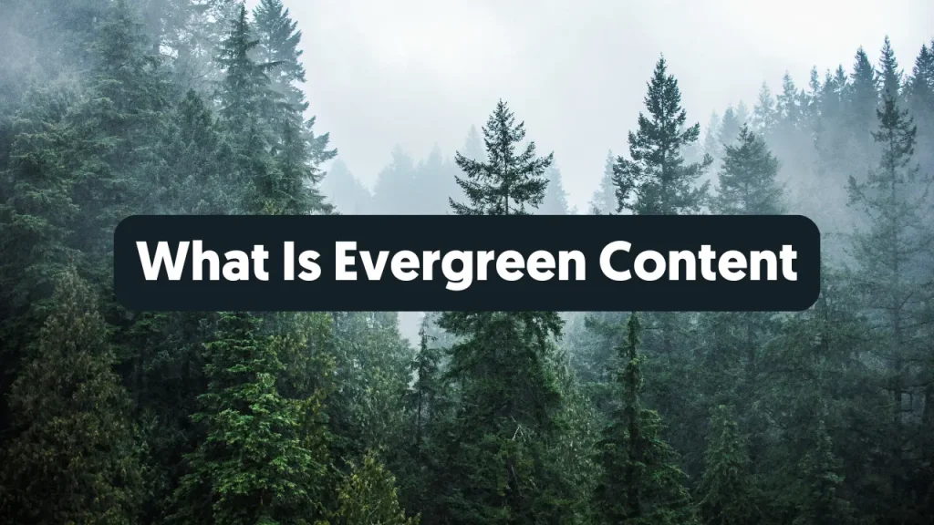 what is evergreen content marketing