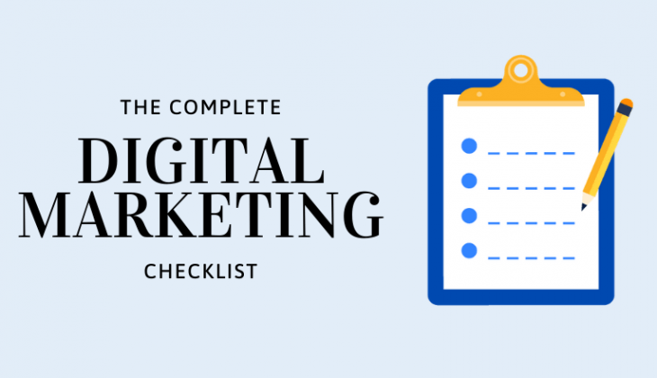 digital marketing checklist