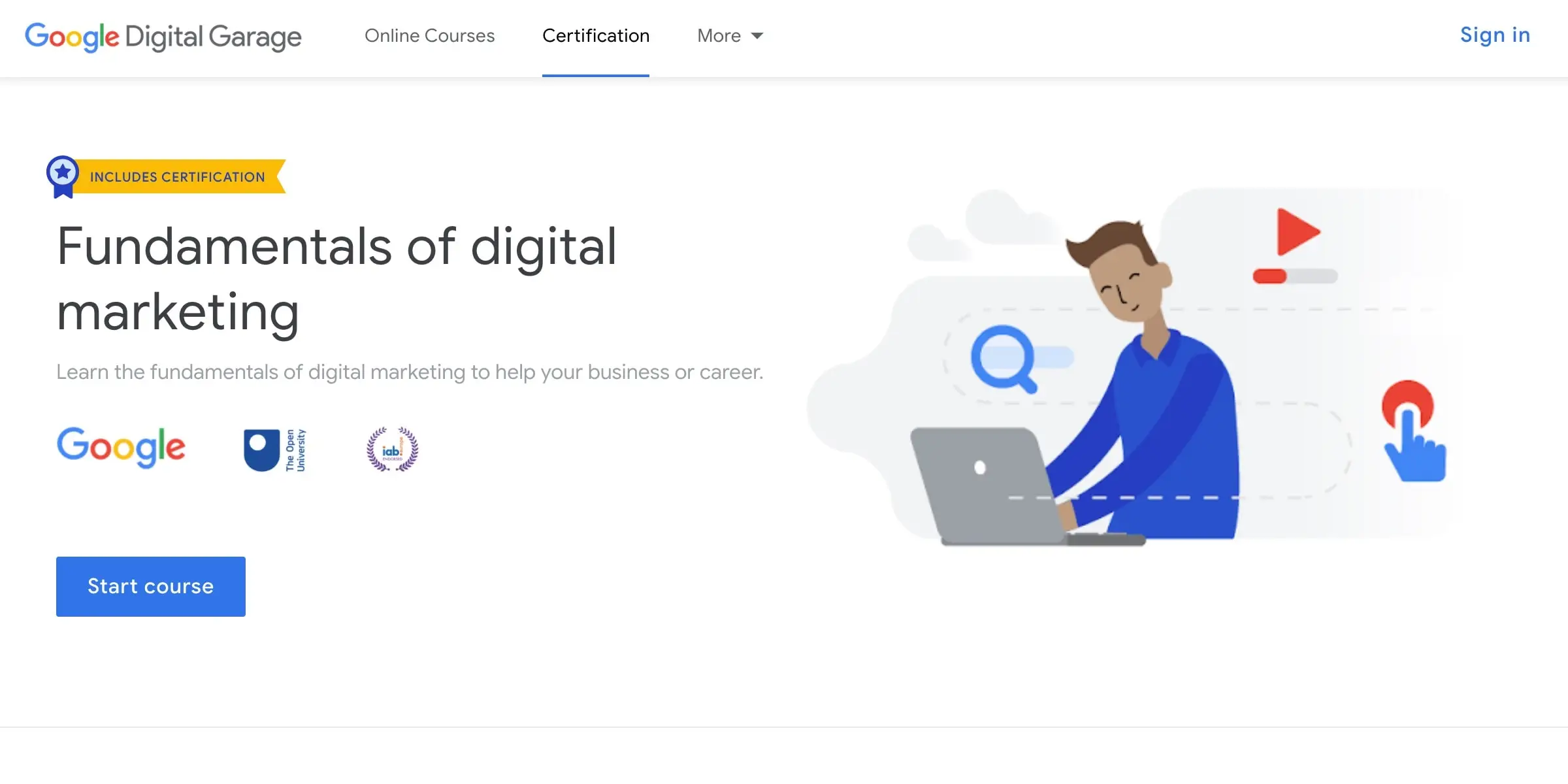 100+ Free Online Courses with Certificates.