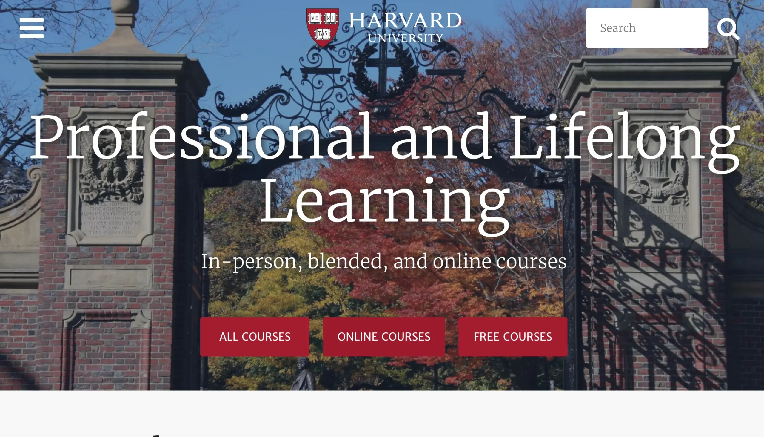 Harvard University (Online Courses)